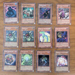 Lot of 12 YuGiOh Effect Tuner and Plant Cards - Pokemon, Dungeons & Dragons Fans